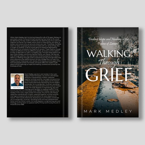 Book Cover: "Walking Through Grief" Guaranteed Winner! Design by H.Khush