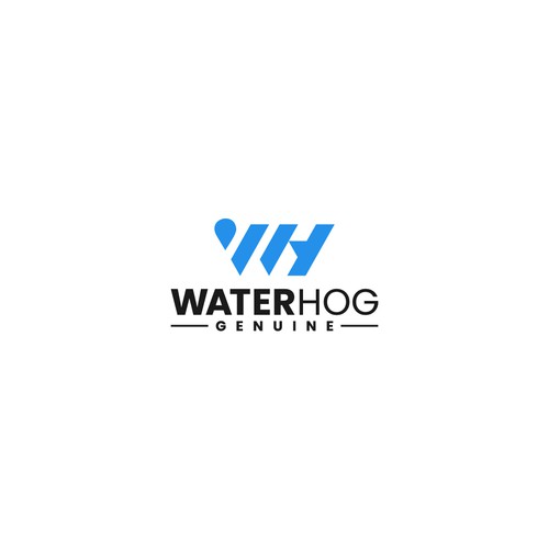 WaterHog Logo Design by _barna