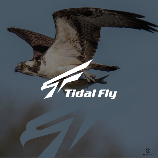 simple and cool logo concept for an outdoor apparel brand names Tidal Fly