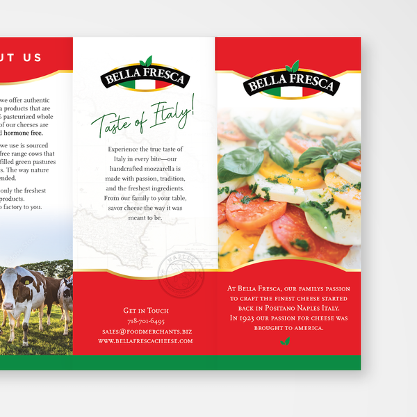 Italian Cheese Company Brochure