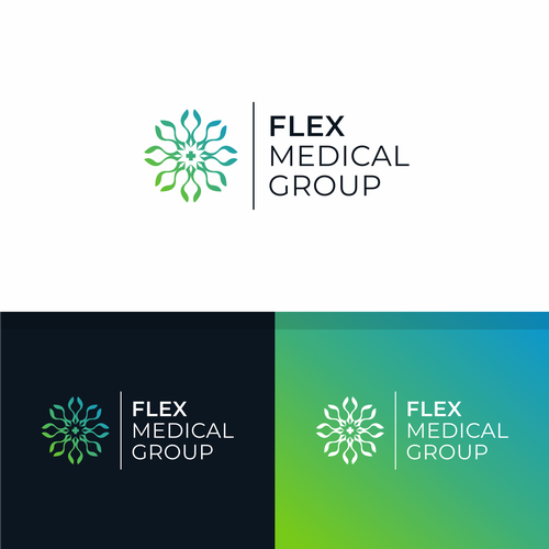 Design sleek and modern logo for an Flex Medical Group Design by DSGNESIA™