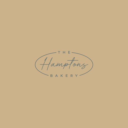 The Hamptons Bakery Logo Design by Milan Kojic Art