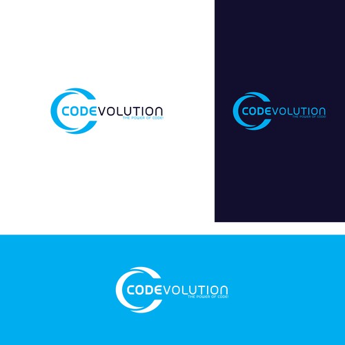 Logo for Codevolution, a brand new coding company! Design by Spider0421