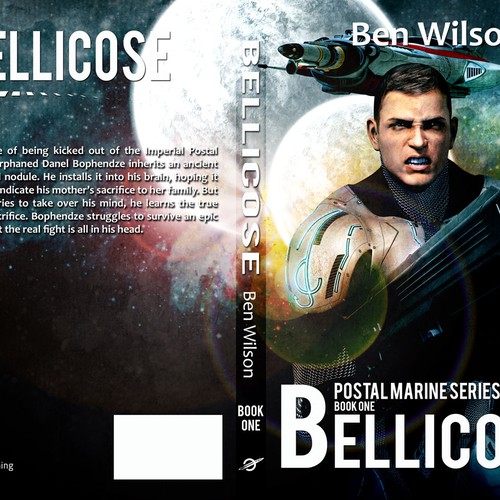 Sci-Fi Novel Cover Design, Start of Series. Design by DHMDesigns