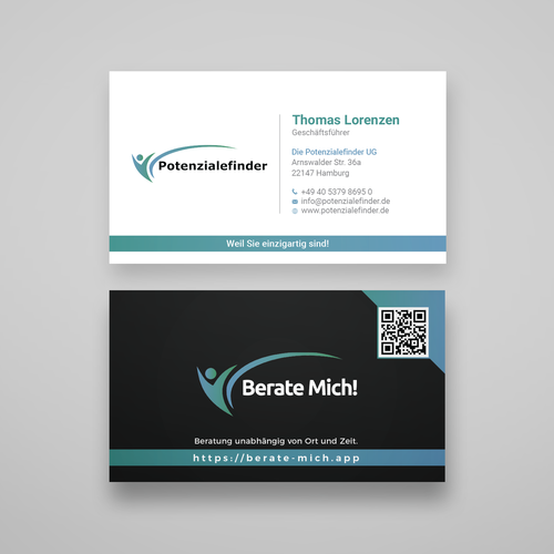 Business card contest entry by VIVID_Design.