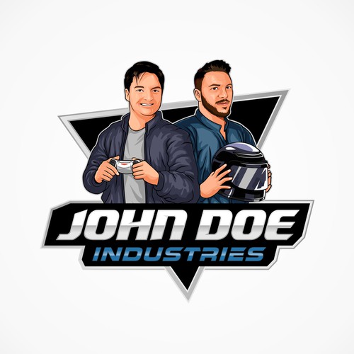 John Doe Industries - twitch, YouTube, Instagram Design by brint'X