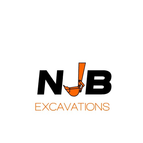 Create an in depth illustration for NJB EXCAVATIONS | Logo design contest