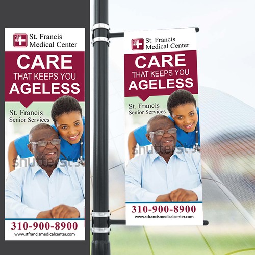 Design a banner that attracts older adults & families to use our specialized senior care & services Design réalisé par Saqi.KTS