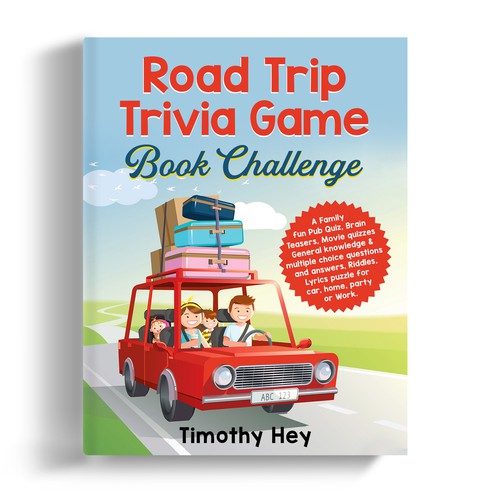 Audible Book Cover For Summer Road Trip Quiz Challenge Concursos De Portada 99designs