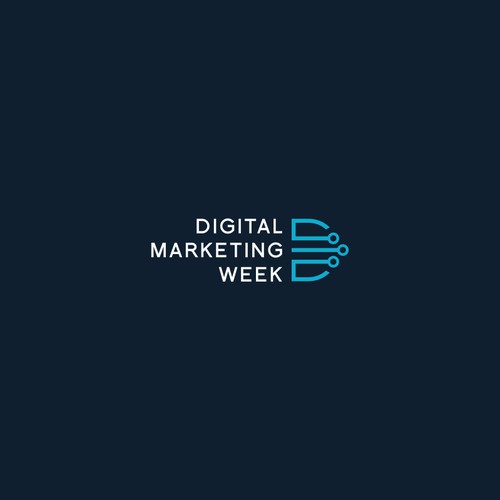 Logo for a digital marketing conference Design by Gabri.