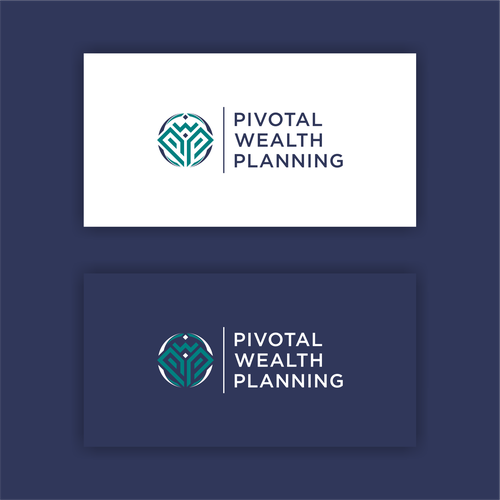 Experienced female financial advisor striking out on her own! Design by LimitDSIgN