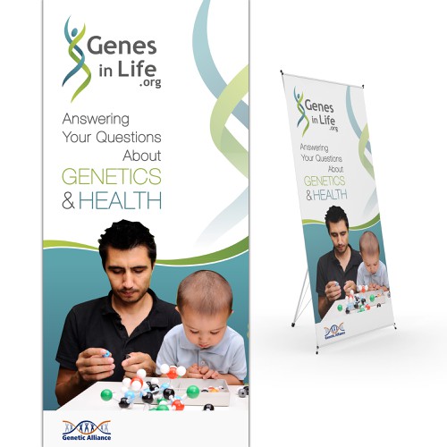 Create a conference poster for Genetic Alliance! Design by LocLe