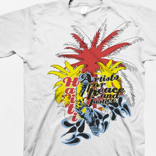 Wear Good for Haiti Tshirt Contest: 4x $300 & Yudu Screenprinter Ontwerp door ArtDsg