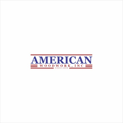 American Woodwork news a new logo Ontwerp door Logics Studio