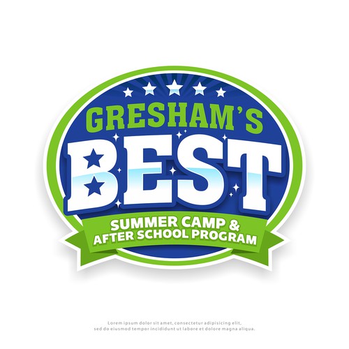 Fun and exciting logo for a child activity program! Design by Dante Studio