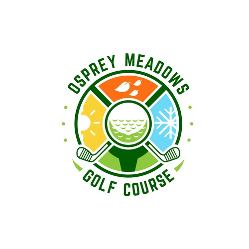 Golf Course Logo - Osprey Meadows Golf Course at Tamarack Design by Arfian Huda