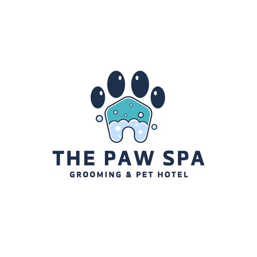 Classic, creative , professional…. The Paw spa , grooming and luxury pet hotel Design by S.H Designs