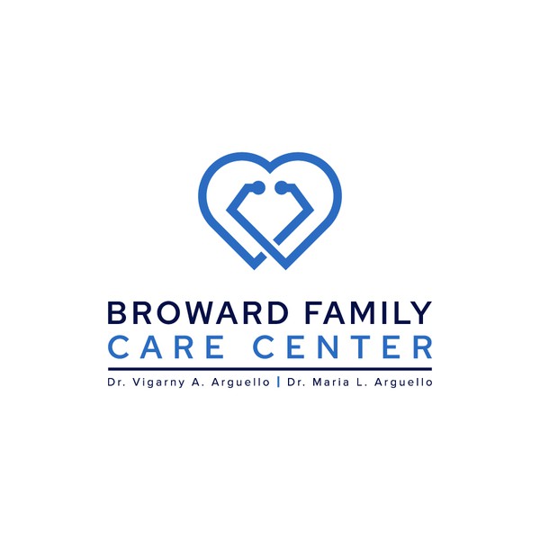 Geometric shape logo for care center 