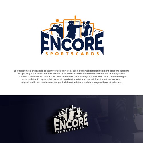 Powerful and modern Sportscards business logo contest Design by KabirCreative