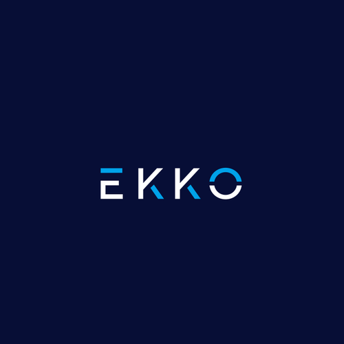 SIMPLE LOGO - ekko Letters then dm after Design by JANTUNGHATI