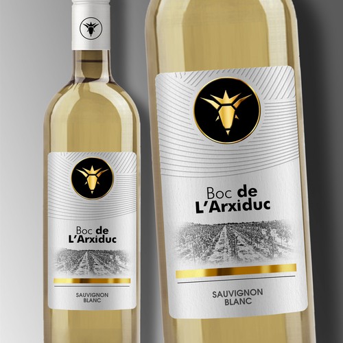 Design a modern White wine label for a vineyard in Mallorca Design von Debdutta*