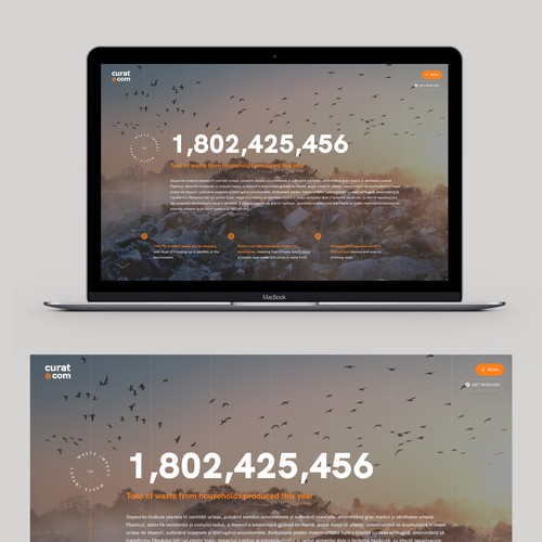 Earth in Focus: A Transformative  Web Experience Highlighting Waste, Pollution, and Sustainability Design by anna.uxui