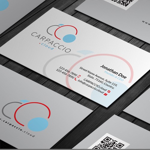 Give more muscle to research with graphic ID for CARPACCIO.cloud Design by DesignsTRIBE