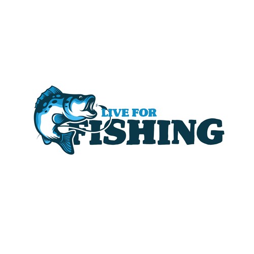 Logo design for fishing website Design by n.rainy