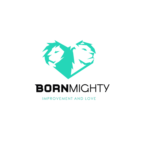 Bring “Born Mighty” Logo and Social To The Masses! Design by >>Jelena<<