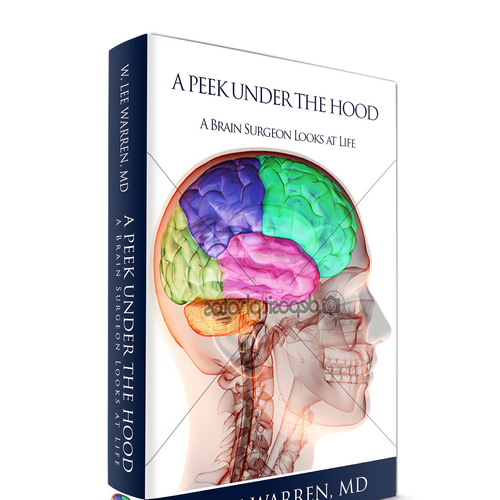 Create a winning book cover design for a brain surgeon's book! Design by ▼Alex Tibio♾️