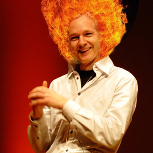 Design the next great hair style for Julian Assange (Wikileaks) Design por radeXP