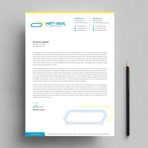 Implement the new logo on all our business papers-ontwerp door TanLearn