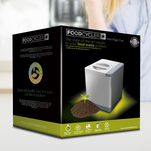 Food Cycler Indoor Composter Package Design Design by Mr. Ozz