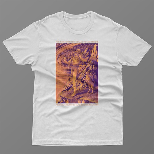 ********************* Tarot Card - The  Fool - inspired t shirt design ****************** Get Wild! Design by smmrwrd