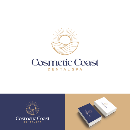 Design old money aesthetic for boutique cosmetic dental office located on the coast on NC Design by onder