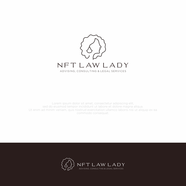 Lady Law Logo Design
