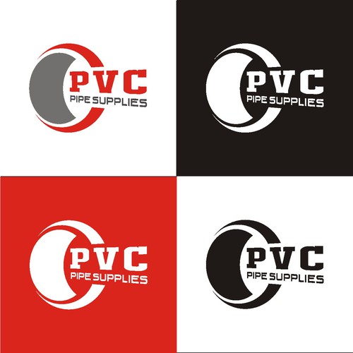 Create a professional logo for our pvc pipe supplies store Logo