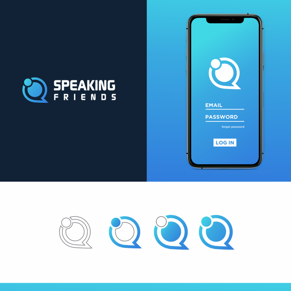 Design by Midnight* titled "Design a memorable logo for a fresh language course"