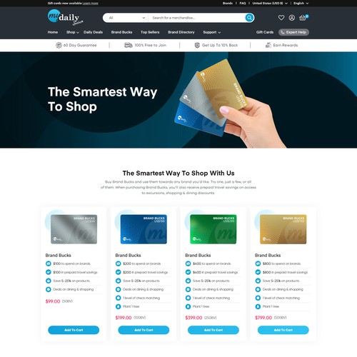 Revamp our e-com website! Design by OMGuys™