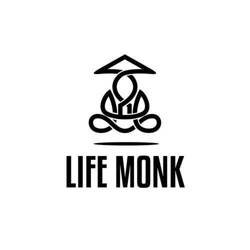 Design a playfully badass wise old man logo for LifeMonk Design by DKG1111