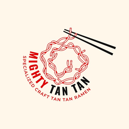 Japanese Tan Tan Ramen Shop Logo Design by Srdjan Savić
