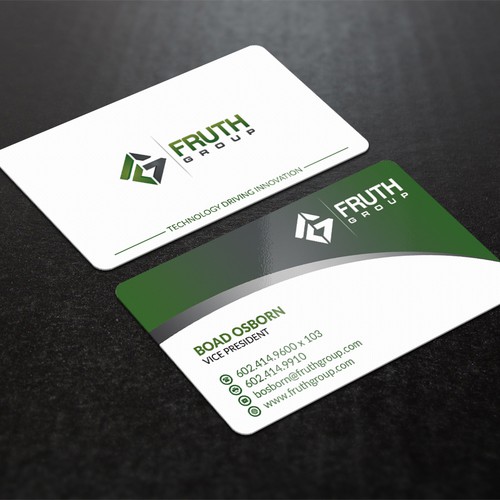 New High Tech Business Cards for High Tech Company Design by Nuhan Enterprise IT