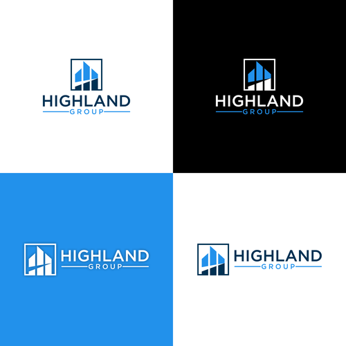 Highland Group -- Logo for Commercial Real Estate Investment Company Design by CJDW ><