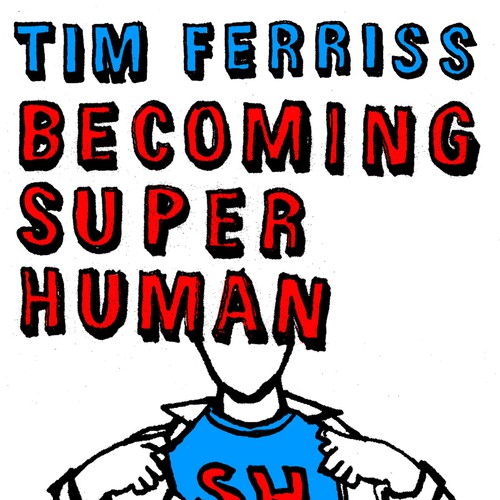 "Becoming Superhuman" Book Cover Design by brandoseven
