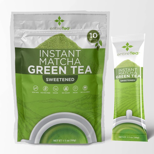 Green Tea Product Packaging Needed Réalisé par Abdul Mukit