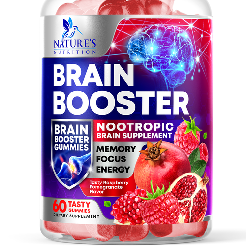 Brain Booster Supplement Design Needed for Nature's Nutrition Design by rembrandtjurin