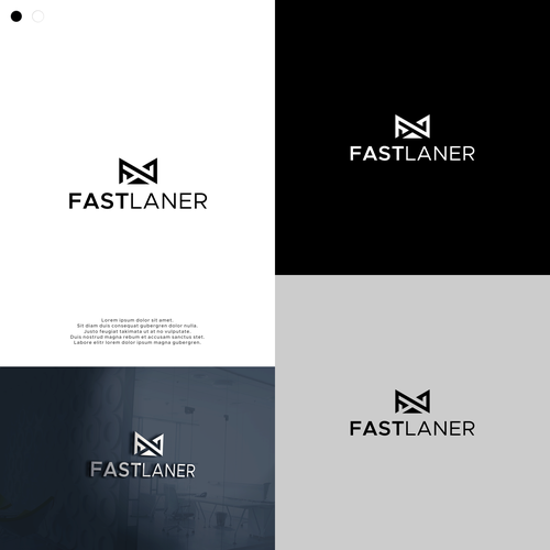 Logo + Brand for Fastlaner™ Design by B_Chip Agency