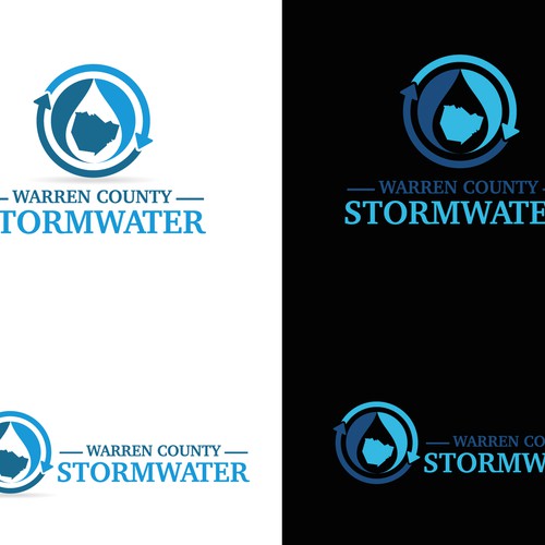 Create a recognizable logo for Warren County Division of Stormwater