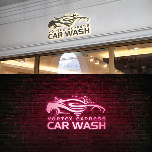 Clean and Memorable Car Wash Logo Design by S Ultimate