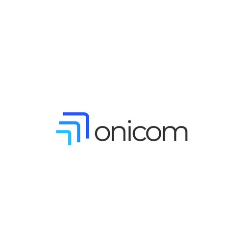 Create a modern, elegant, and professional logo for Onicom Design by Sabiqnoor
